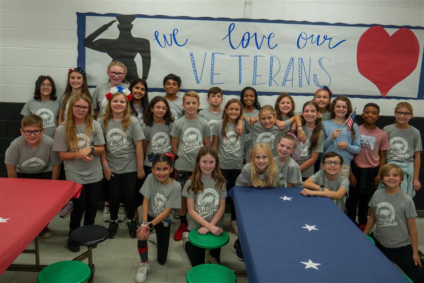 Students celebrate Veterans Day